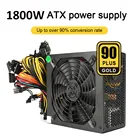 Блок питания JULONGFENGBAO1800W для майнинга, активный источник питания для майнинга PFC ATX ETH Asic, импульсный источник питания для биткоина