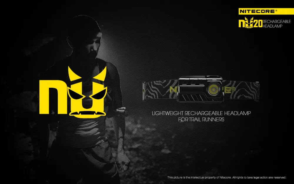 NITECORE NU20 легкая перезаряжаемая фара XP-G2 S3 max 360 люмен луч бросок 80 метров наружный налобный фонарь встроенный аккумулятор