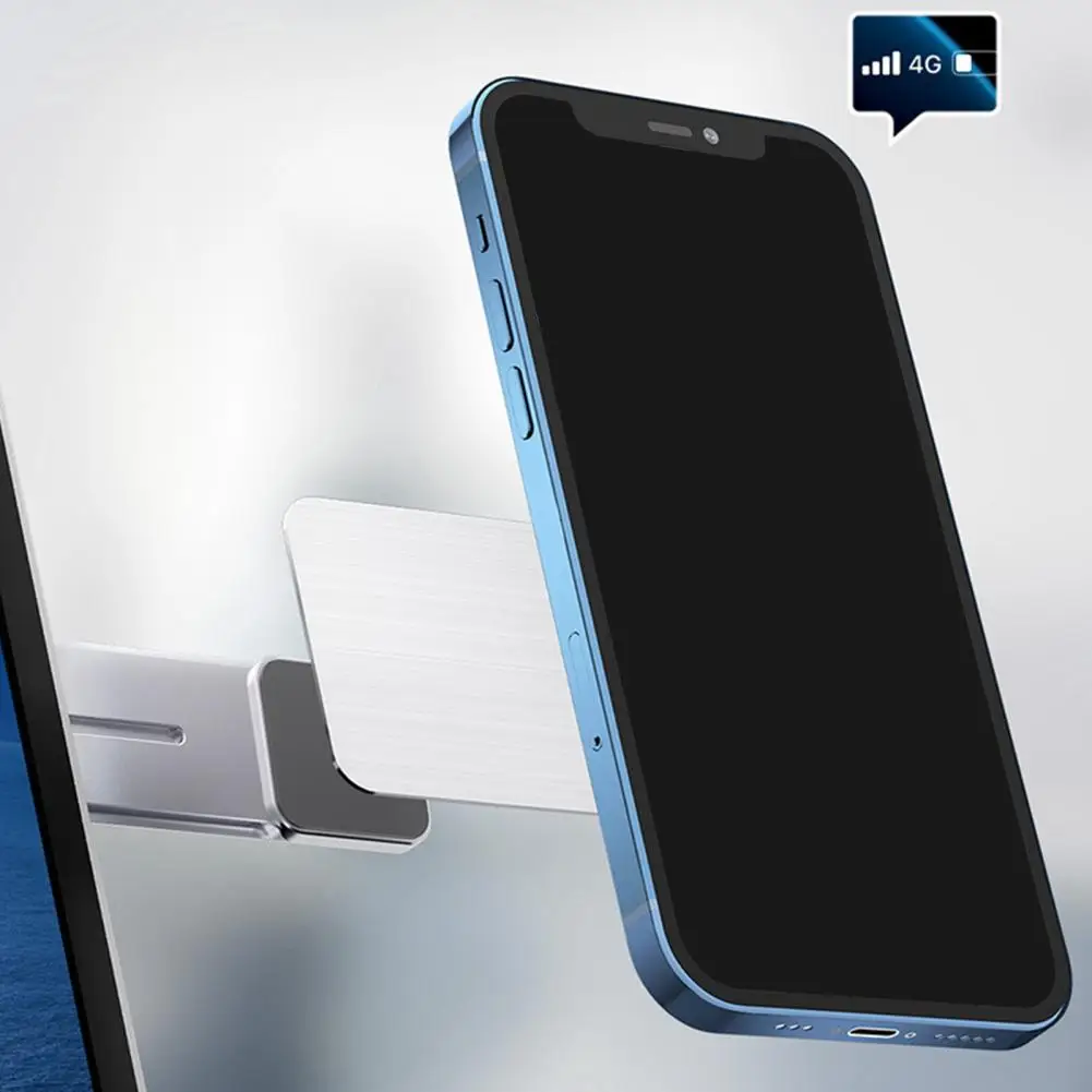 

Magnetic Laptopside Mount Aluminum Alloy Phone Holder Support Stand Bracket