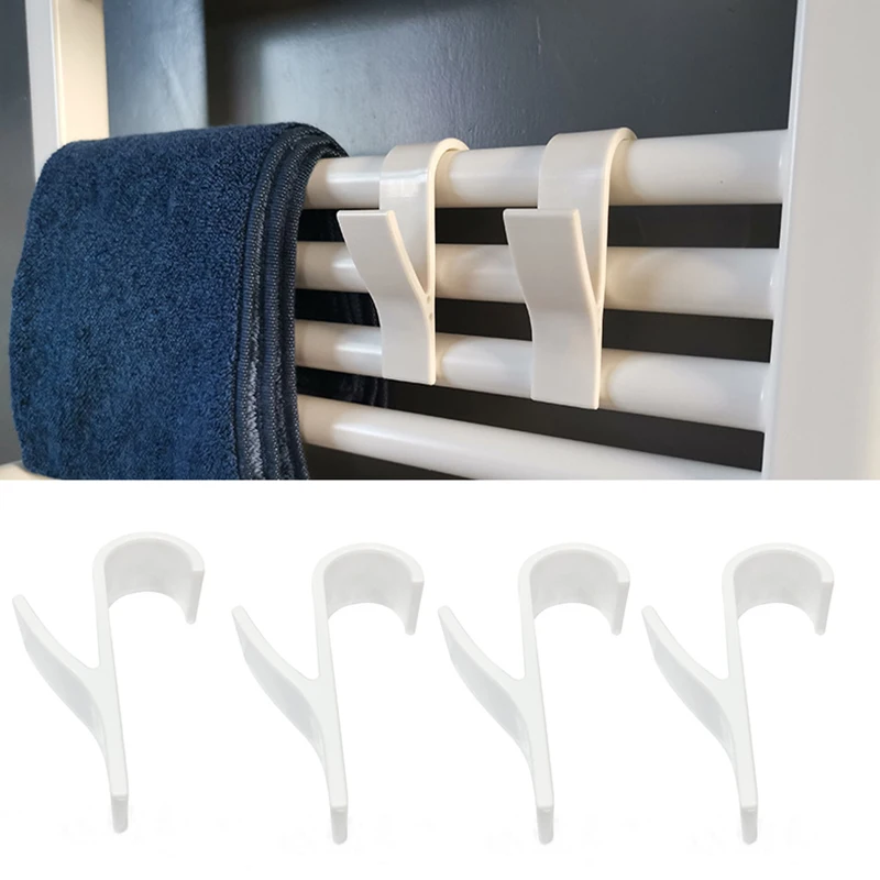 

4/6pcs High Quality Hanger for Heated Towel Radiator Rail Bath Hook Holder Clothes Hanger Percha Plegable Scarf Hanger
