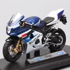 Детские весы 1:18, мини-весы для SUZUKI GSX-R750 Gixxer 750, спортивные модели мотоциклов, Литые и игрушечные автомобили, мотоциклетные реплики