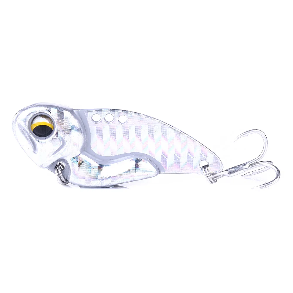 Fishing Lure 7g 14g 20g Metal VIB Hard Spinner Blade Bait with Treble Hooks for Bass Walleyes Trout Spoons | Спорт и развлечения