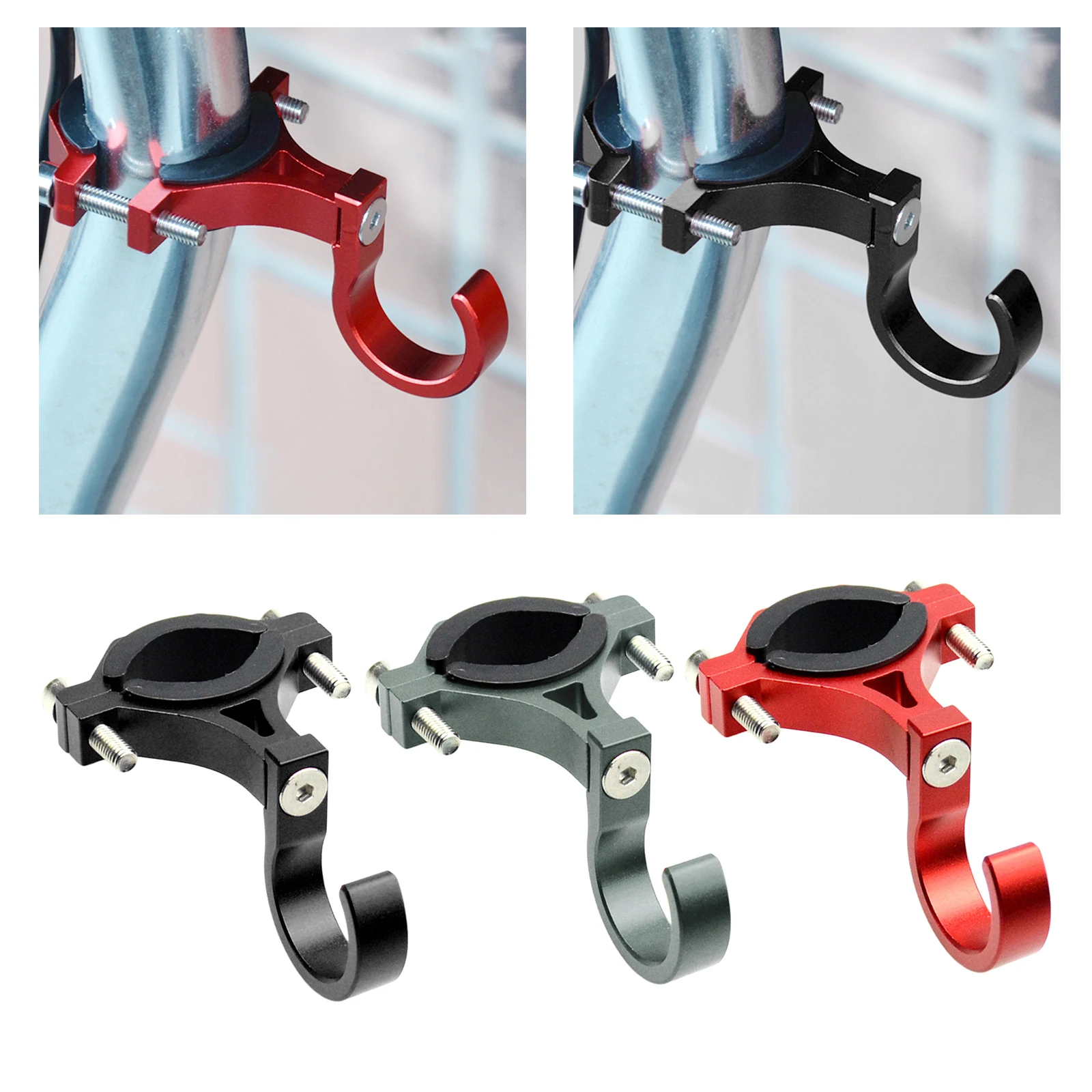 

Алюминиевая подвесная сумка для велосипеда, крючок-держатель для рюкзака, крепкий держатель на руль, для электрического велосипеда и мотоц...