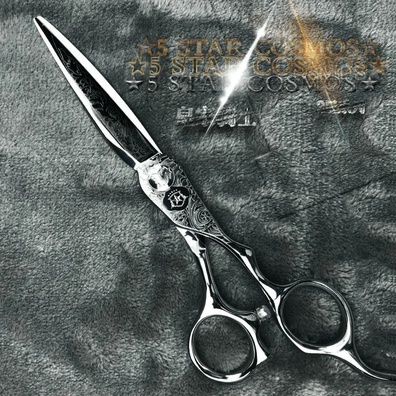 

6 Professional Hair Salon Structure Scissors Set Cutting Barber Haircut Thinning Shear Scissors Hairdressing Hair Tools Scissors