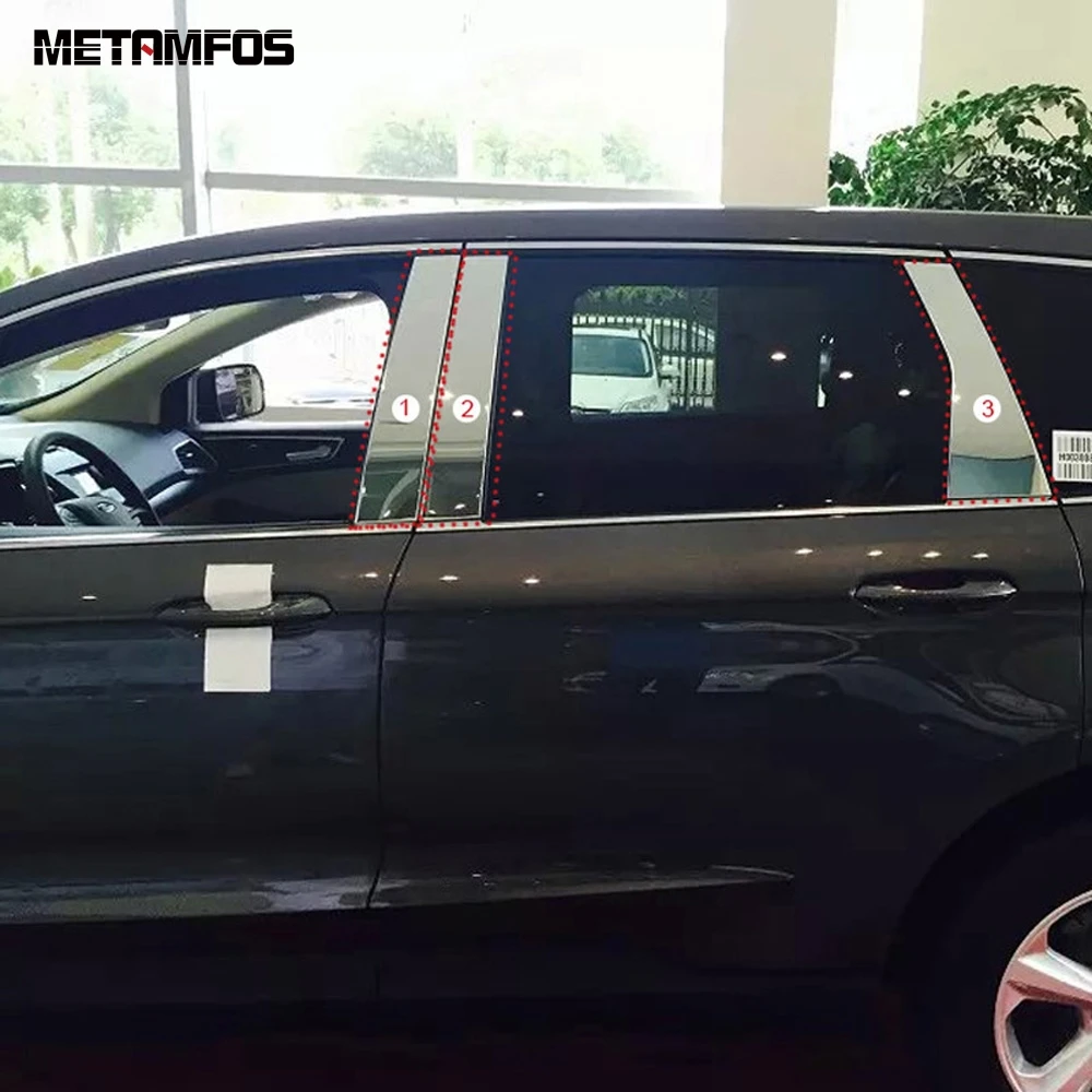 Стайлинг автомобиля для Ford Edge 2015 2016 2017 нержавеющая сталь покрытие окна