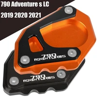 for 790 adventure s adv motorcycle side stand extension kickstand foot pad support plate 790adventure s lc 2019 2020 2021