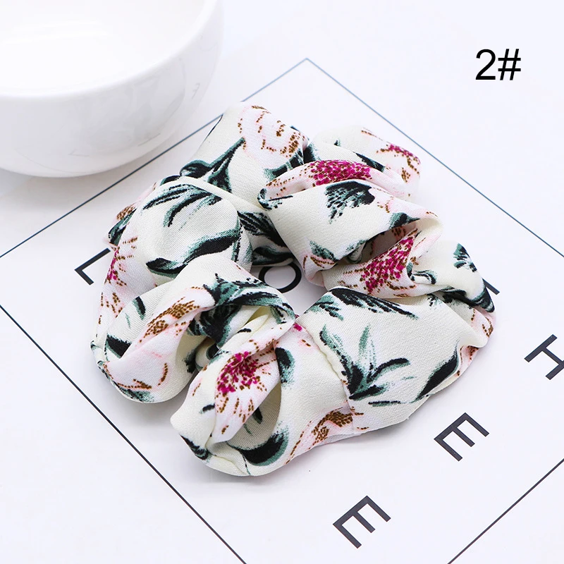

Silk Scrunchie Hairband For Women Girls Retro Hair Rubber Bands Hair Accessories Headband Gum Hair Tie Rope Ponytail Holder