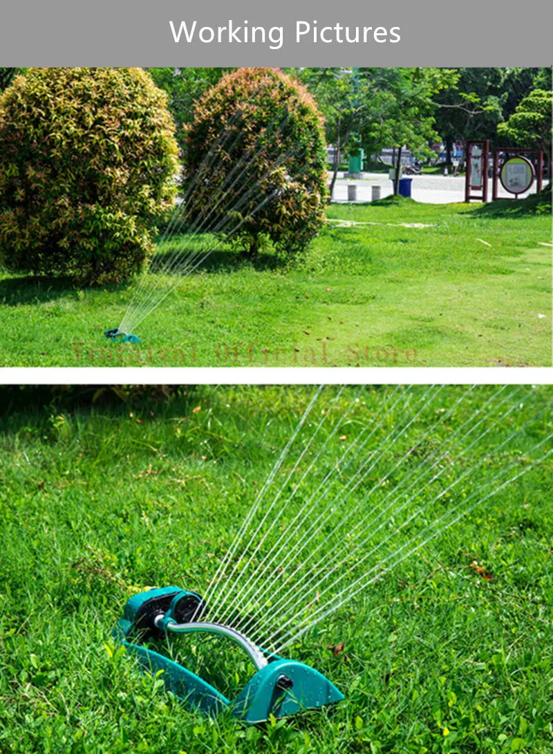 Осциллирующие спринклеры для полива газонов регулируемые торцевые