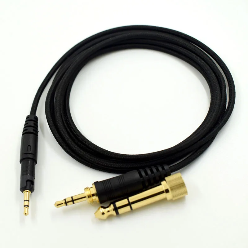 Подходит для Sennheiser HD518 HD598 HD595 ATH M50X M40 бескислородный медный плетеный кабель