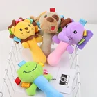 Игрушки для малышей 0-12 месяцев, Мультяшные животные, плюшевые колокольчики, детские погремушки для новорожденных, Ранняя развивающая кукла, игрушки