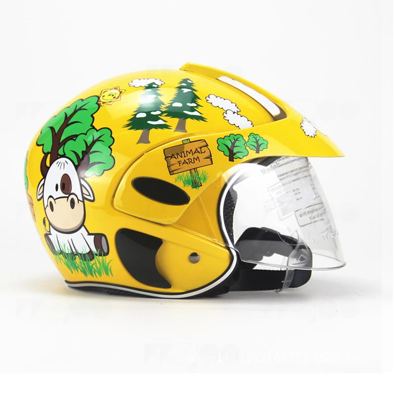 Маска для детского электрического велосипеда и скутера шлемы девочек мальчиков