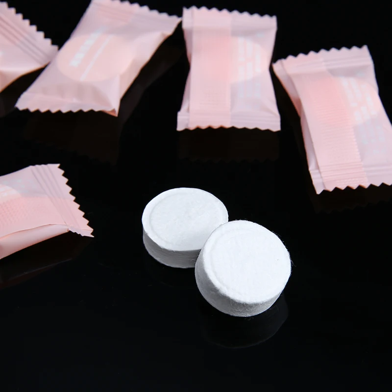 100 шт одноразовые салфетки мягкие нетканые для кожи сжатые полотенца макияжа