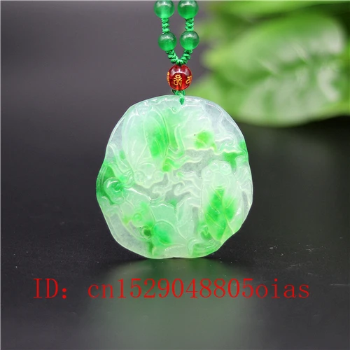 Натуральный Зеленый Изумрудный нефрит Cicada Кулон Бусы Ожерелье Шарм жадеит