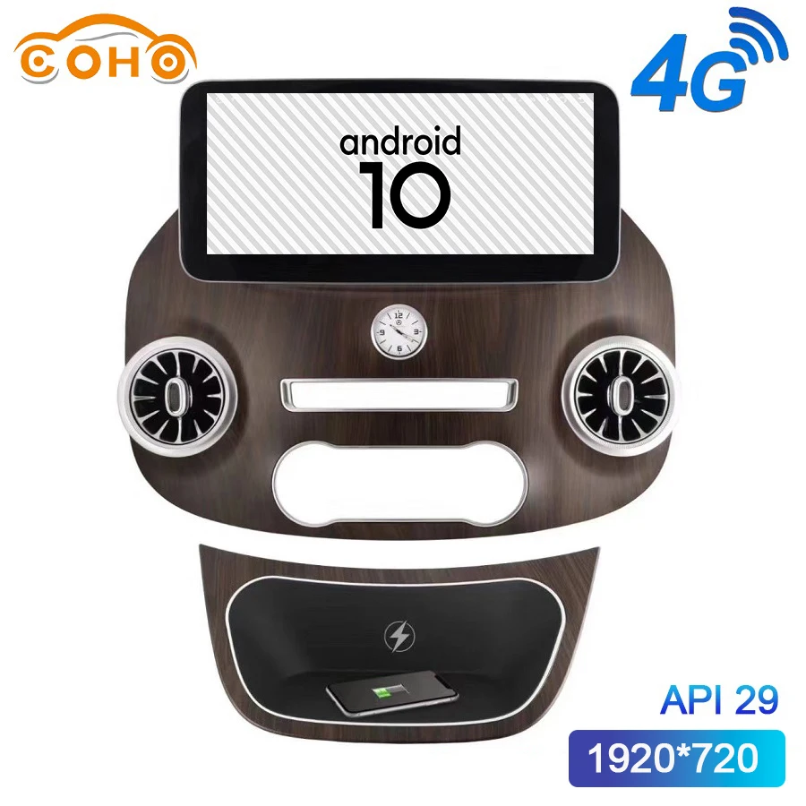 Vito Android 10 0 Восьмиядерный 12 3 дюймов Gps навигация автомобильный стерео Dvd плеер