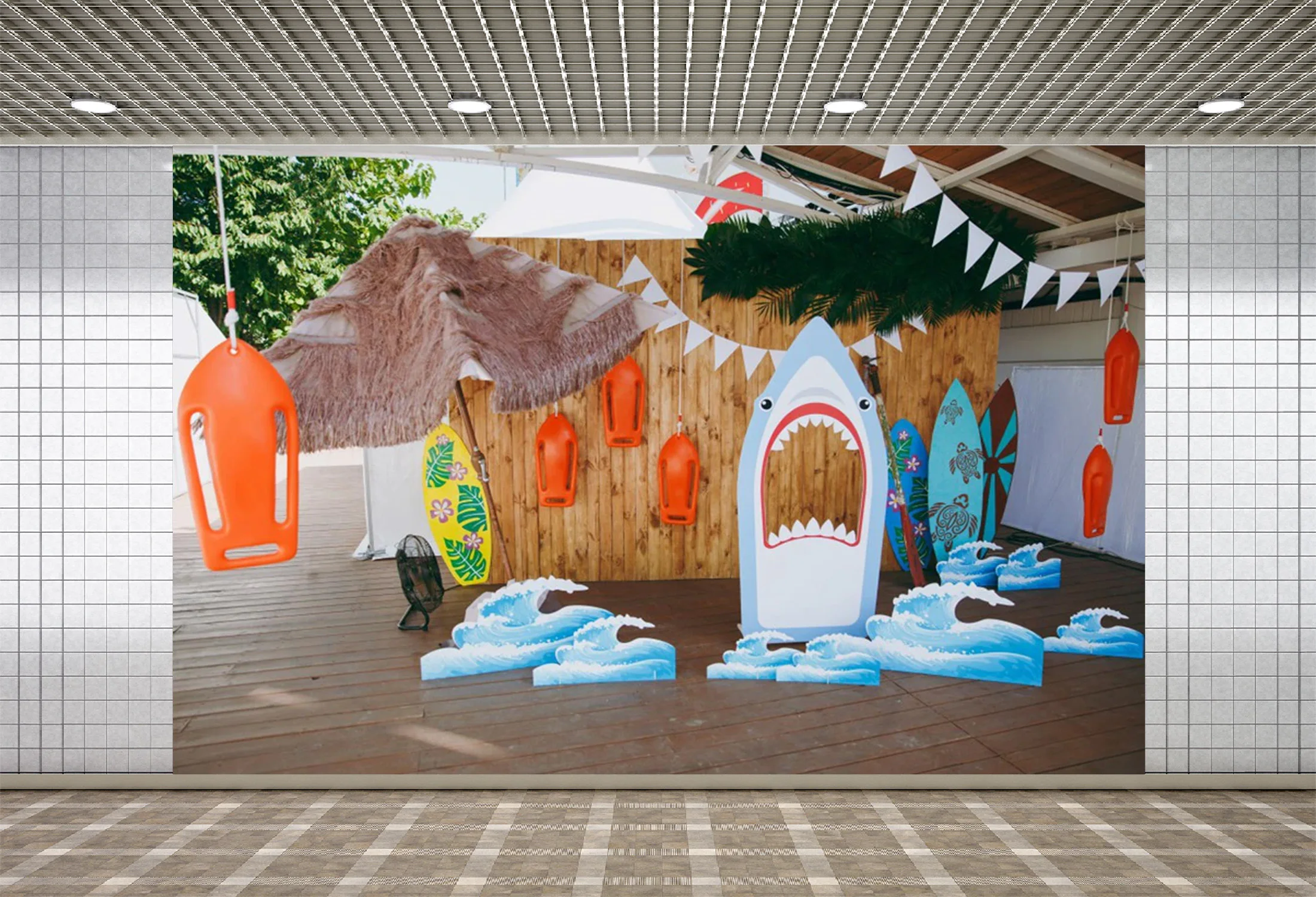 

Lyavshi тропический День рождения доски для серфинга морские волны корабль тематические декор для портретной фотосъемки фотографические Фоны