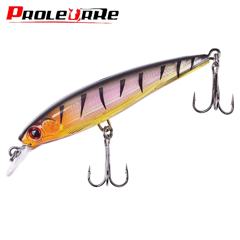 

1pcs Laser Minnow Fishing Lure 9cm 7.5g Sinking Slowly Wobbler Crankbait Artificial Hard Bait Treble Hooks Tackle Swimbait Pesca