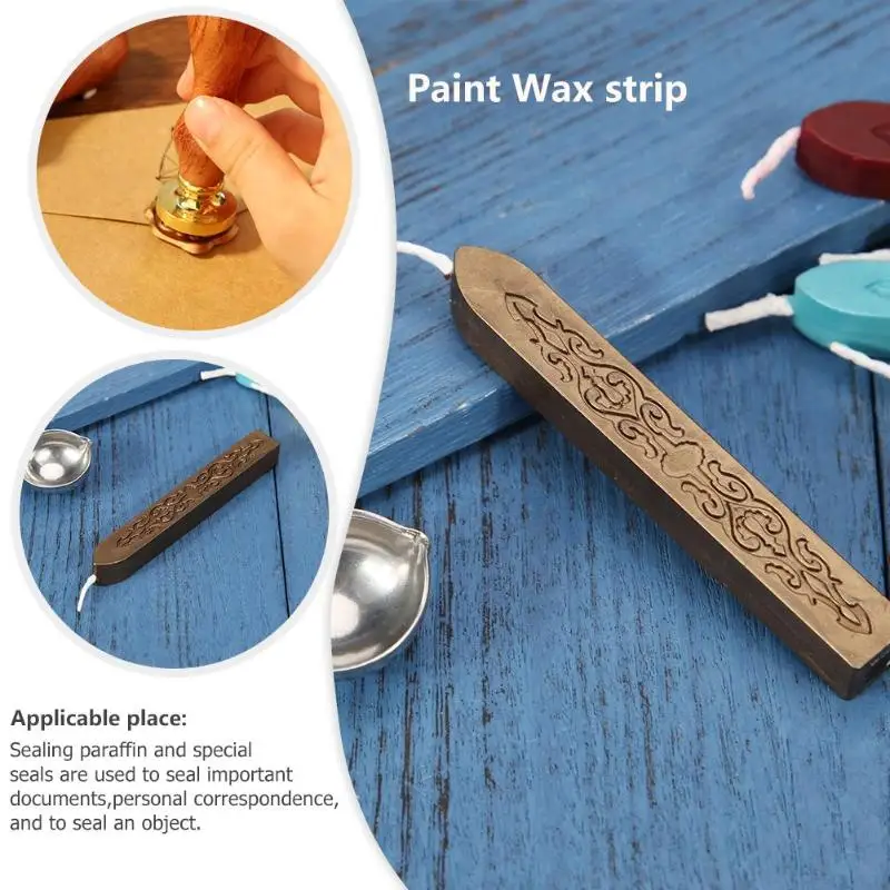 Винтажный фитиль шнура 12 цветов винтажная Восковая Палочка Ретро стиль для букв