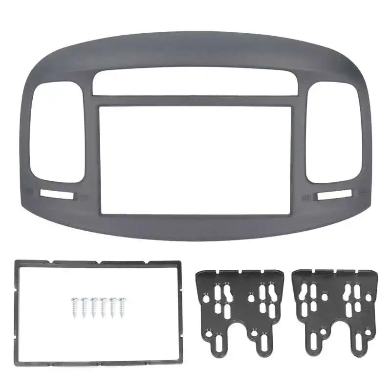 

GPS Navigation Trim 2DIN Car Stereo Radio Fascia Dash Panel DVD Frame ABS Replacement for Hyundai Accent 2009‑2012