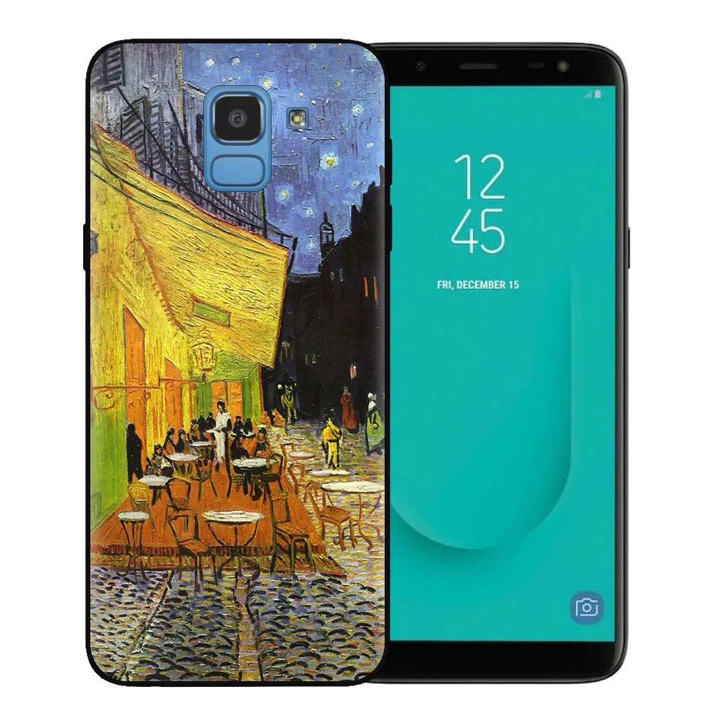 Черные силиконовые чехлы для телефонов Samsung J3 J5 J7 2017 J4 J6 Plus 2018 Note 10 Pro чехол с