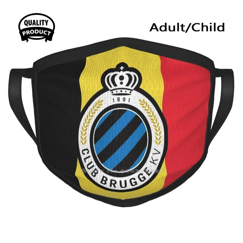

Дышащая хлопковая маска для лица клуба Brugge
