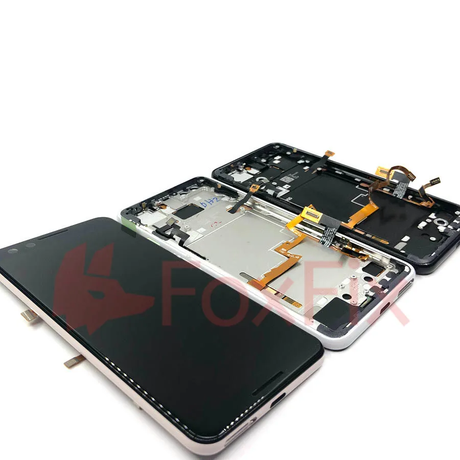 Для Google Pixel 3 XL lcd дисплей кодирующий преобразователь сенсорного экрана в сборе Pixel3 lcd Замена для Google Pixel 3 lcd экран с рамкой
