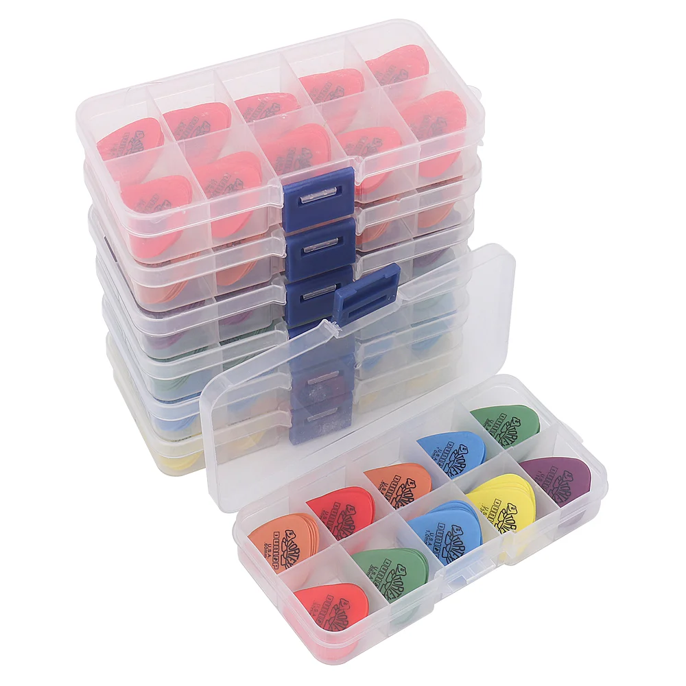 Медиаторы для акустической и электрогитары плотностью 0 5-1 14 мм 50 шт. |