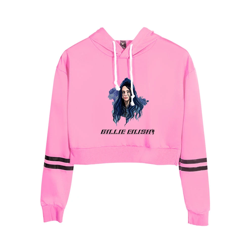 Новинка 2019 толстовка с капюшоном Женская одежда Billie Eilish Harajuku худи принтом