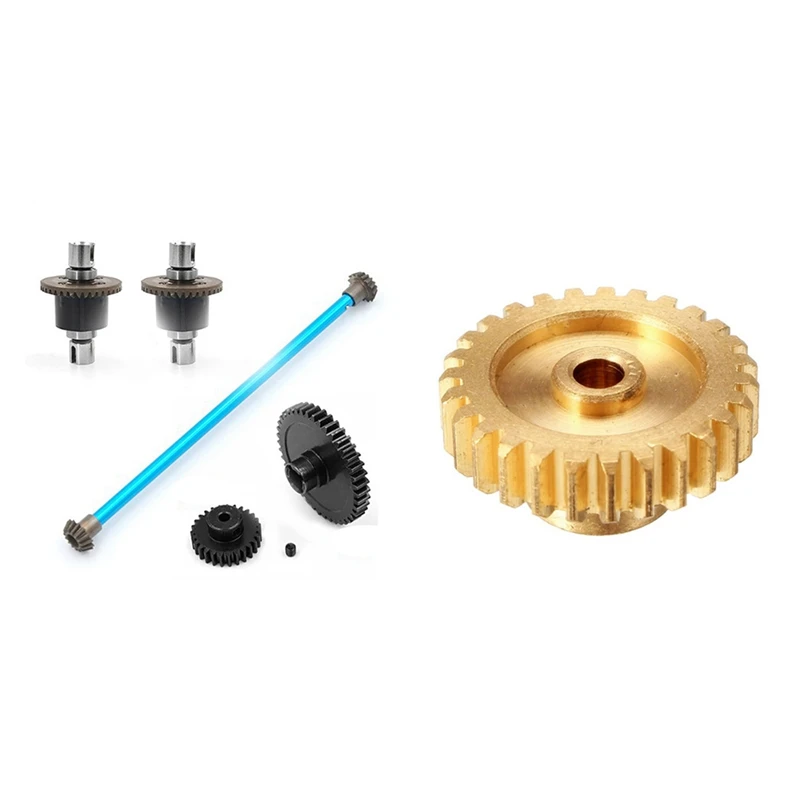 

Детали для радиоуправляемых моделей, металлический дифференциал, аксессуары для самостоятельной сборки, цвет Φ 27T, 1 шт.