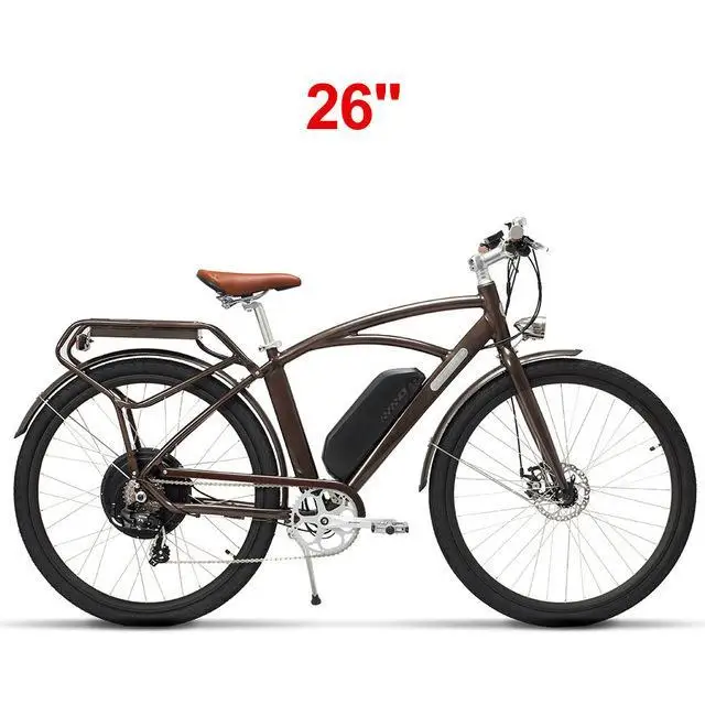 26 Inch 26 Inch Electric Bicycle 48V 400W 624W E Bike Scooter 2 Wheels 700C Portable Electric Bikes Adults - Цвет: 26 Inch