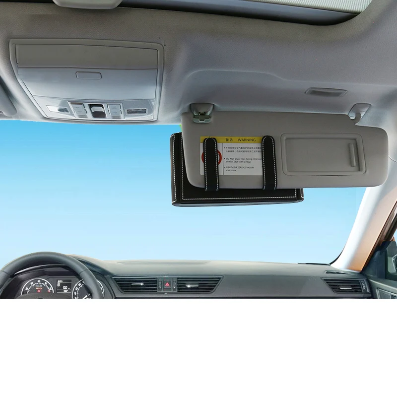 

Lsrtw2017 Leather Car Interior Roof Hanging Tissue Box for Skoda Superb 2016 2017 2018 2019 2020 Interior Mouldings Accessories