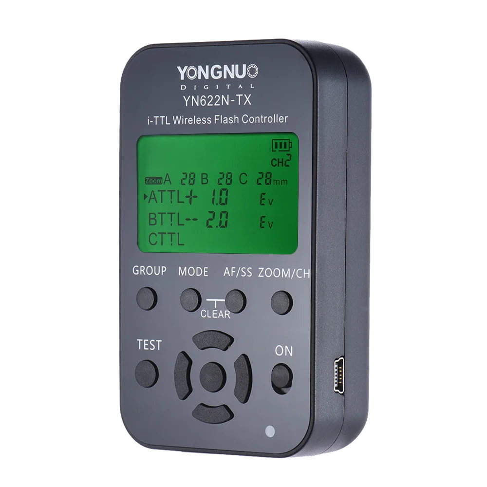 Yongnuo YN-622N-TX Wireless TTL Flash Controller Transmitter+YN-622N Single Transceiver Kit 100M I-TTL For Nikon D70 D90 | Электроника