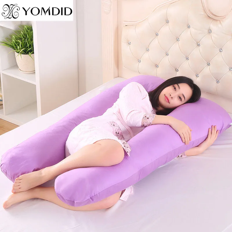 

Pregnancy Pillow Sleeping Maternity Pillow Comfortable U-Shape Cotton Solid Bedding Full Body for Pregnant Women Pillow Almohada