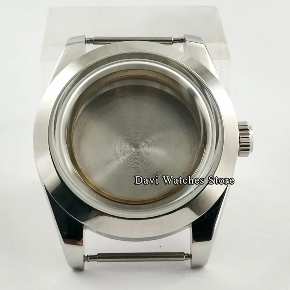 Новинка 40 мм сапфировое стекло/стекло с покрытием без лупы чехол для часов