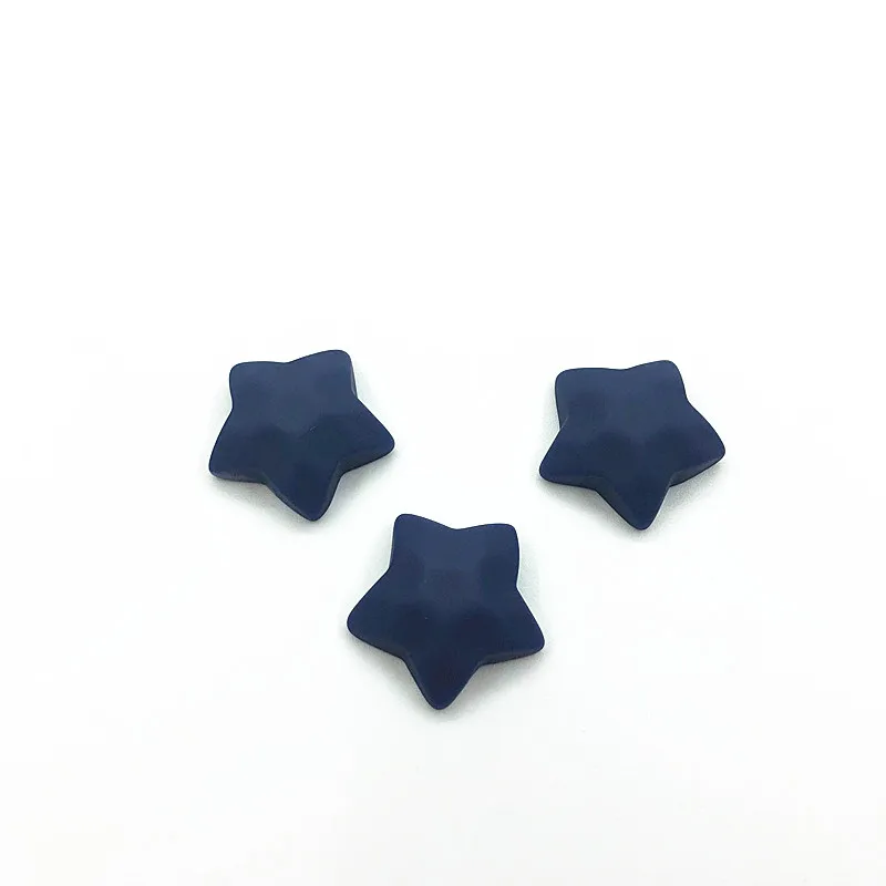 navy blue Новое поступление! 22x21 мм 100 шт матовые бусины с плоской задней поверхностью в форме звезды для сережек, аксессуары, аксессуары для волос - Цвет: navy blue