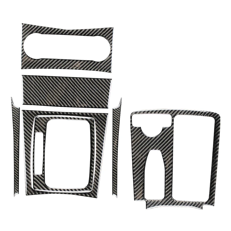 

Car Styling Inner Center Console Gear Shift Box Sequin Water Cup Holder Cover Trim strip Sticker For Mercedes Benz C class W204