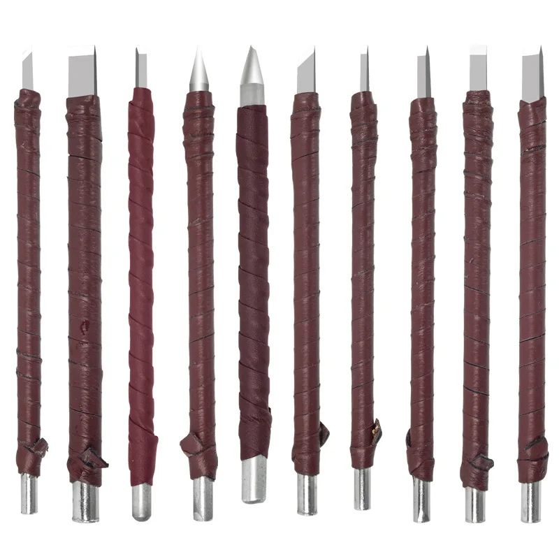 

Tungsten Steel Seal Carving Knife Set Handmade Wood Carving Tools Seal Jade Stone Carving Seal Carving Knife knives pocket