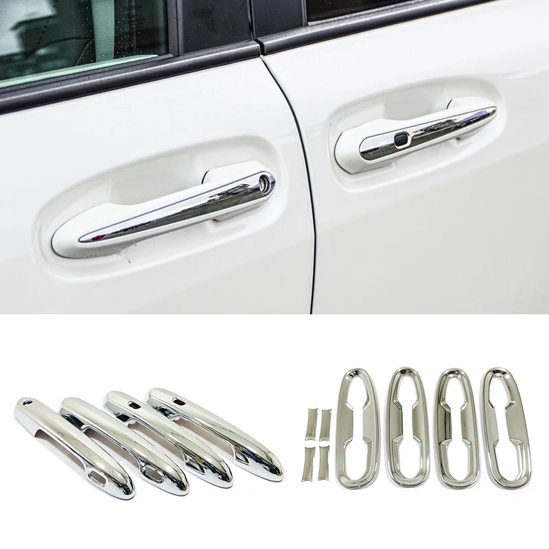 

ABS Chrome Car Side door handle decor sticker Cover moulding For Toyota SIENNA 2021 2022 Decoration Accessories