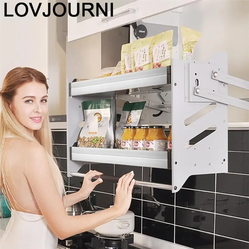 Mutfak Malzemeleri Rangement кухни Нержавеющая сталь органайзер для подвесного тренинга