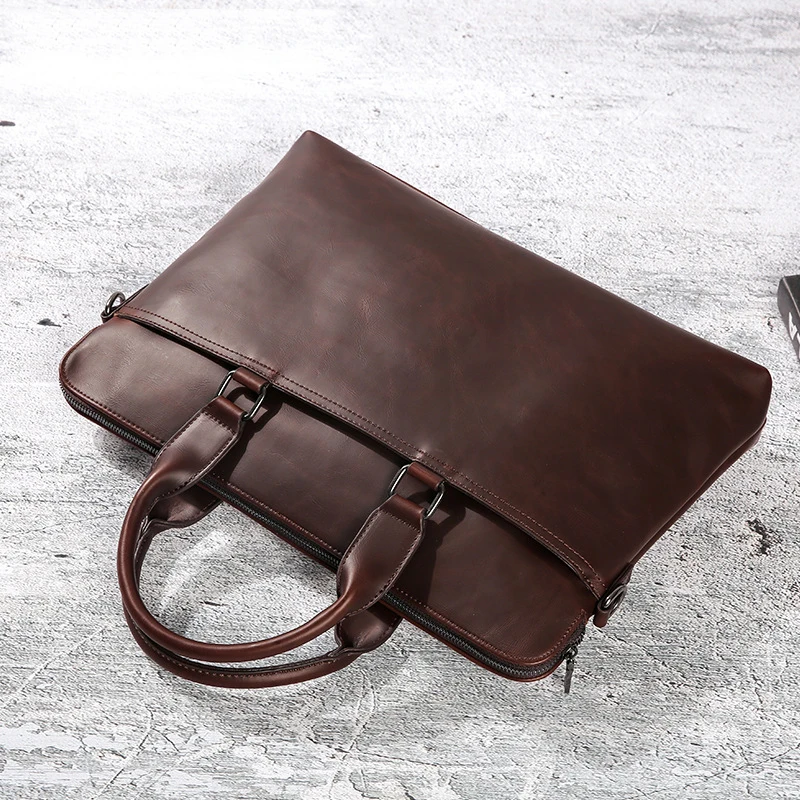 2020 Business Men's Briefcases Men's Computer Bag Leather Messenger Bags Laptop Bag Leather Briefcase Office Bags for Men
