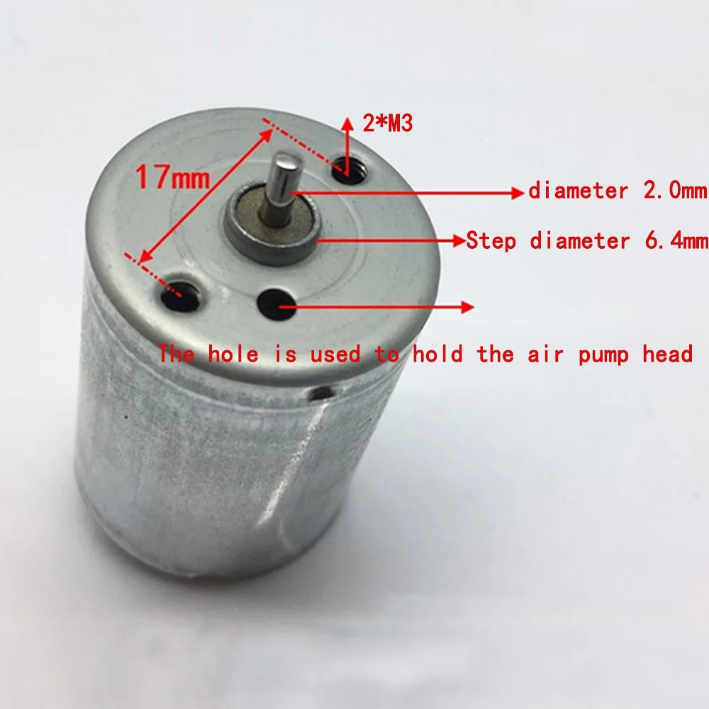 Миниатюрный двигатель 370 постоянный ток 9 В 12 6500 об/мин большой крутящий момент
