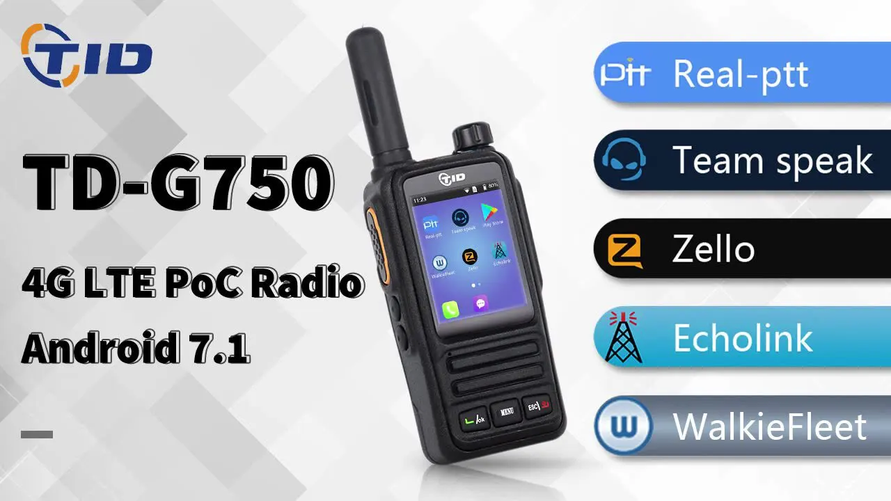 

TID PTT PoC Push to Talk Over Cellular GSM Two Way Radio SOS Text message Zello Lte Wcdma internet walkie talkie