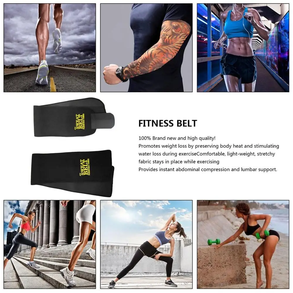 

Sweat Body Suit Sweat Belt Shaper Premium Waist Trimmer Belt Waist Trainer Corset Shapewear Slimming Vest Underbust