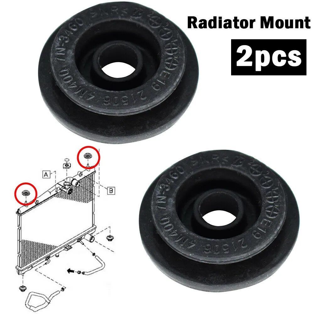 

Car Mount Rubber Radiator Bushing For Nissan X-Trail T30 T31 T32 21506-4M400 Upper Radiator Mounting Bracket Car Accessories