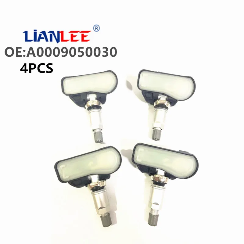 4 шт. датчик давления в шинах TPMS система контроля 0009050030 A0009050030 433 МГц для Mercedes Benz A B C