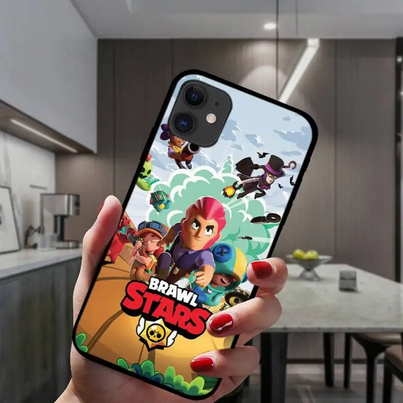 

Cartoon Stars Game Black Shell Tpu Cell Phone Cases For IPhone 6 6s 7 8 Plus X Xs Xr Xsmax 11 12 Pro Promax 12mini