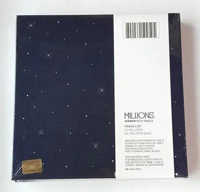 

[MYKPOP]~100% OFFICIAL ORIGINAL~ WINNER New Single MILLIONS Album CD Set KPOP Fans Collection- SA19082607