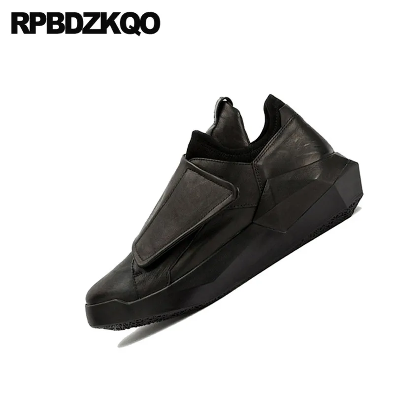 Кроссовки мужские из натуральной кожи на платформе белые в британском стиле |