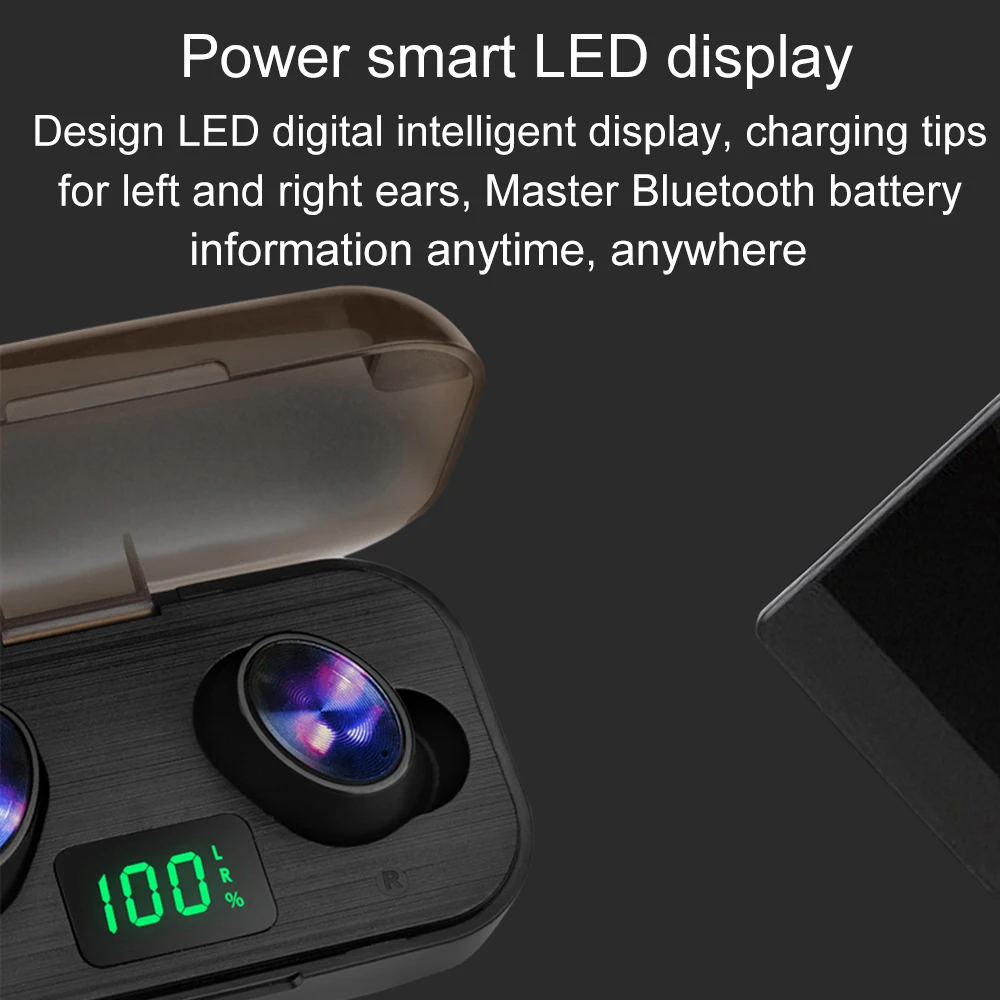 F6 беспроводные наушники-вкладыши TWS Bluetooth 5 0 наушники бинауральные вызова Hi-Fi 8D