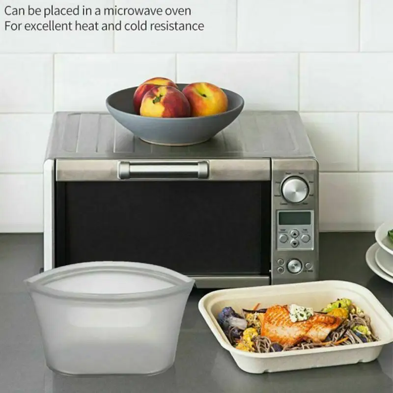 10 шт. мешок для хранения на молнии большой/маленький Подогрев еды свежий Сейд