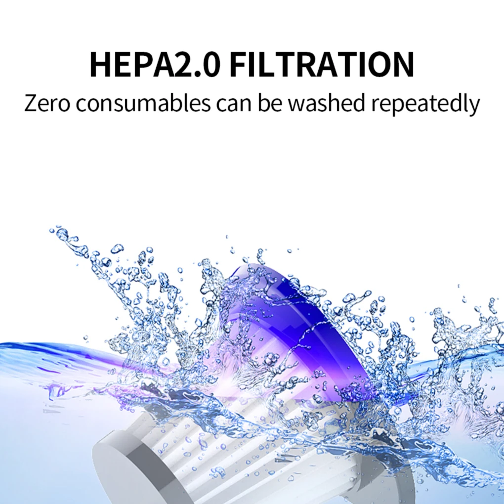 Вакуумный пылеуловитель беспроводной ручной пылесборник портативный